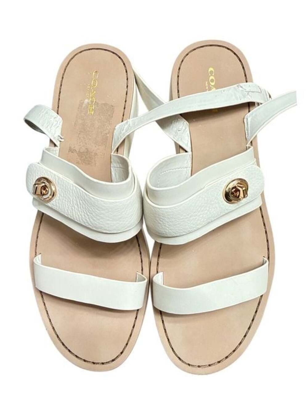 COACH PLATT PLATFORM SANDAL Sz. 10 - Picture 4 of 9